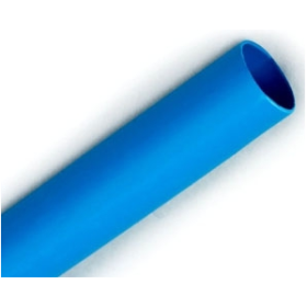 1/4x6" BLUE THIN WALL HEAT SHRINK TUBEI