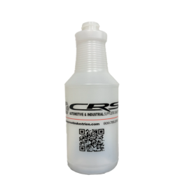 32 OZ CLEAR BOTTLE WITH CREST LOGO