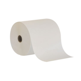 WHITE NONPERFORATED ROLL TOWEL