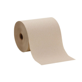 TAN NONPERFORATED ROLL TOWELS