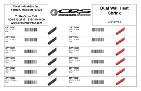 DUAL WALL HEAT SHRINK TUBING