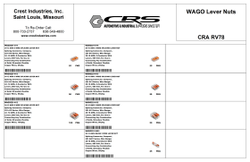 WAGO SPLICING LEVER NUTS