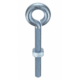 1/4-20X5 EYE BOLT 4IN  SHANK ZINC