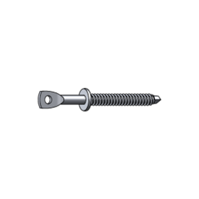 3/8X4-1/2 ZINC EYE BOLT LAG THREAD