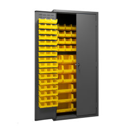 36X24X84 16GA CABINET W HOOK-ON BINS