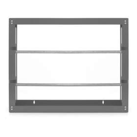 WIRE SPOOL RACK 2 RODS GREY