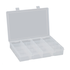 LARGE PLASTIC BOX 16-SLOTS