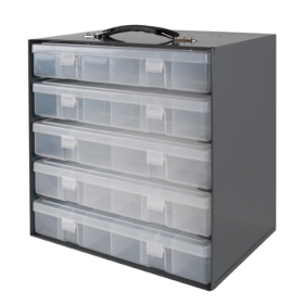 RACK FOR 5 LARGE PLASTIC BOXES