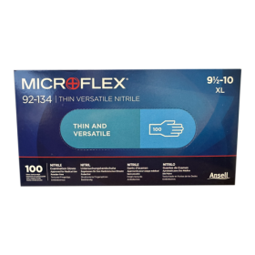 MICROFLEX BLUE NITRILE GLOVES LARGE