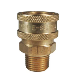 3/8 S.T. COUPLER 3/8 M-NPTF BRASS