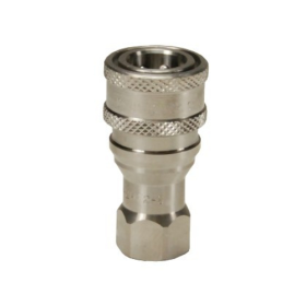 3/8 ISO-B COUPLER 3/8 NPTF STEEL