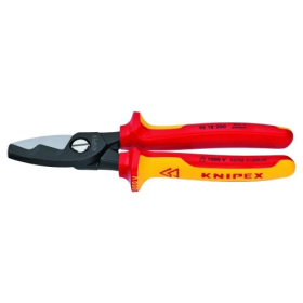 CABLE SHEARS WITH TWIN CUTTING EDGE