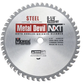 8-1/4 INCH STEEL CIRCULAR SAW BLADE