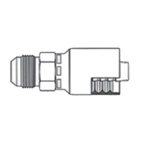 3/8H X 3/8M SAE 45 DEG MALE SOLID