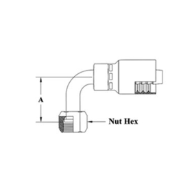 1-1/4H X 1-1/4 FEM OFS 90 DEG ELB