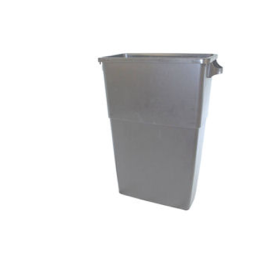 23GAL THIN BIN CONTAINER GRAY