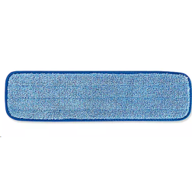 MICROFIBER 5X18 FL MOP WET PAD BLUE