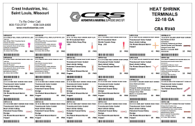 22-18 GAUGE HS TERMINAL ASSORTMENT