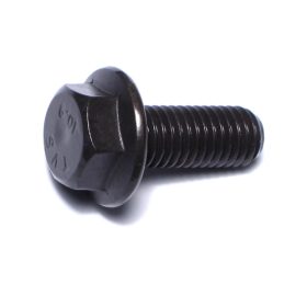 10-1.5 X 25mm HEX HEAD FLANGE BOLT BLK