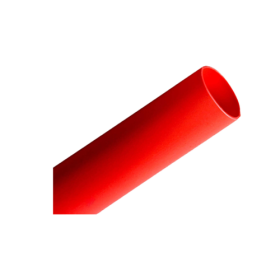 3/8x4" RED THIN WALL HEAT SHRINK TUBE