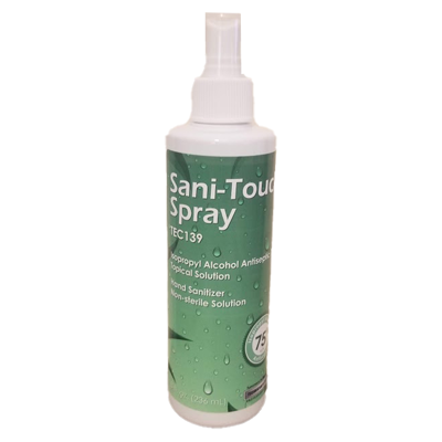 Sani Touch 8oz Spray Sanitizer 12 Case