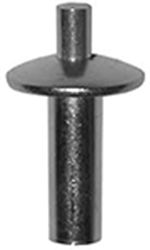 1/4 Brazier Head Drive Pin Rivet, .328-.422 Grip,100/PKG