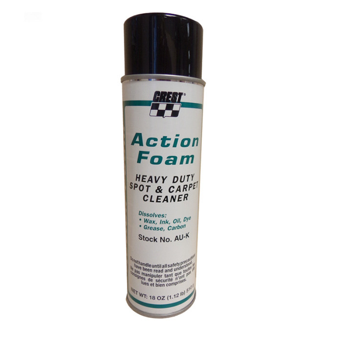 ACTION FOAM  SPOT / CARPET CLEANER - Crest Auto