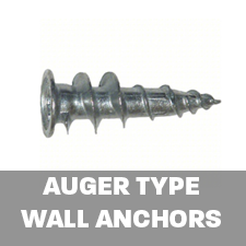 Auger Type Wall Anchors