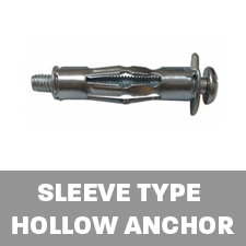  Sleeve Type Hollow Wall Anchors