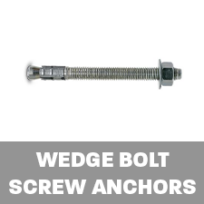 Wedge Bolt Screw Anchors