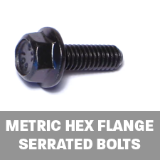 METRIC HEX FLANGESERRATED BOLTS