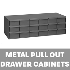 METAL PULL OUT DRAWER CABINETS