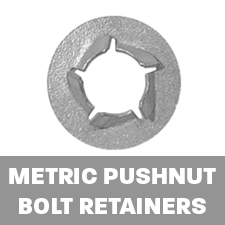 metric pushnut bolt retainers