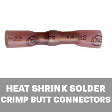 Heat Shrink Solder Crimp Butt Connectors