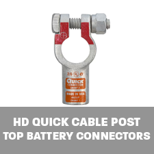  HD Quick Cable Post Top Battery Connectors 