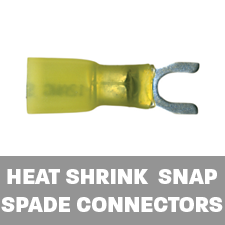 Heat Shrink Snap Spade Connectors