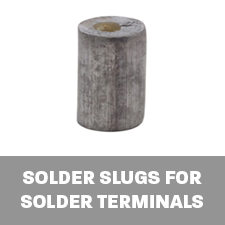 solder slugs for solder terminals