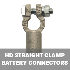 HD Straight Clamp Battery Connectors