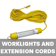 WORKLIGHTS AND EXTENSION CORDS