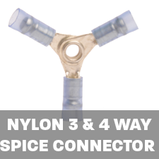 Nylon 3 and 4 Way Splice Connectors