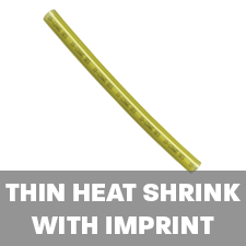 Tinted Heat Shrink with Imprint